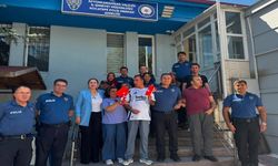 Otizmli Çocuklardan Kocatepe Karakolu Başkomiseri Mehmet Dağ’a Teşekkür Ziyareti