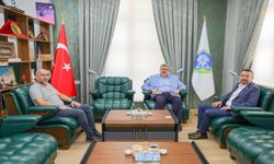 Milletvekili Özkaya Başkan Öztaş’ı Ziyaret Etti
