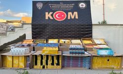 Polis 13 Bin 140 Paket Kaçak Sigara Yakaladı