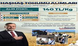 Özkaya, “TMO, ilk defa bu yıl haşhaş kapsülü ve tohumu satın alacak”