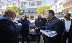 Başkan Kavak Sahada, Ak Bülten Esnafa Ulaştırıldı