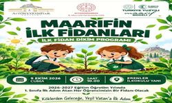 İlk Adım İlk Fidan; Geleceğe Yeşil Vatan...
