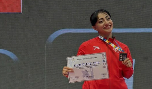 AYŞE YILMAZ BALKAN KARATE ŞAMPİYONASI’NDA İKİNCİ OLDU