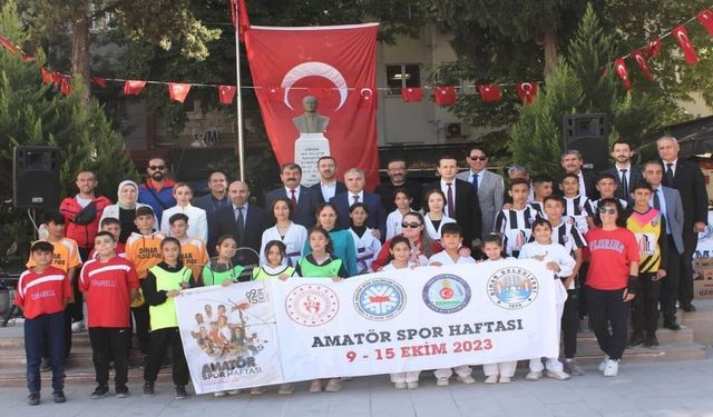 DİNAR’DA AMATÖR SPOR HAFTASI COŞKU VE HEYECANLA KUTLANDI