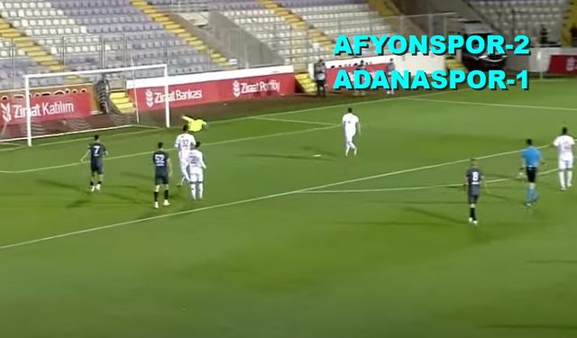 HES İLAÇ AFYONSPOR 3.TURA HAK KAZANDI