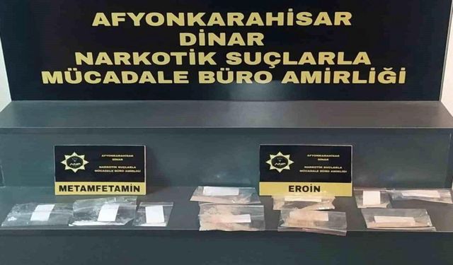 DİNAR’DA UYUŞTURUCU OPERASYONU