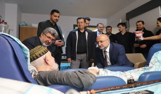 ÖZKAYA’DAN ŞEKERCİ DEDE’YE ZİYARET
