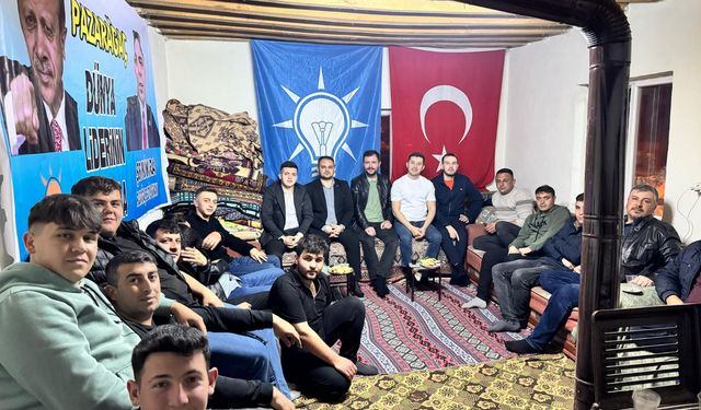AK GENÇLİK İLÇE VE BELDE ZİYARETLERİNE DEVAM EDİYOR