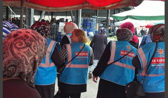 AK KADINLAR SAHADA: SEMT PAZARINDA “AİLE YILI” VURGUSU