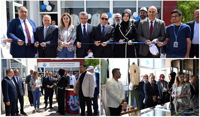 AKÜ STORE MAĞAZASI DÜZENLENEN TÖRENLE AÇILDI