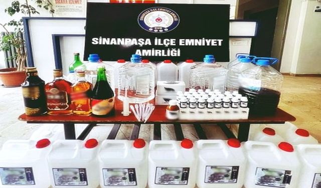 POLİS KAÇAK ALKOL ELE GEÇİRDİ