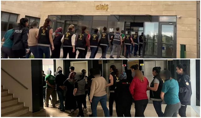 POLİS AFYON MERKEZDEKİ FUHUŞ ÇETESİNİ ÇÖKERTTİ