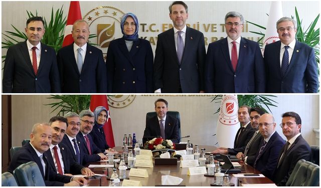 AFYON HEYETİNDEN ENERJİ BAKANINA ZİYARET