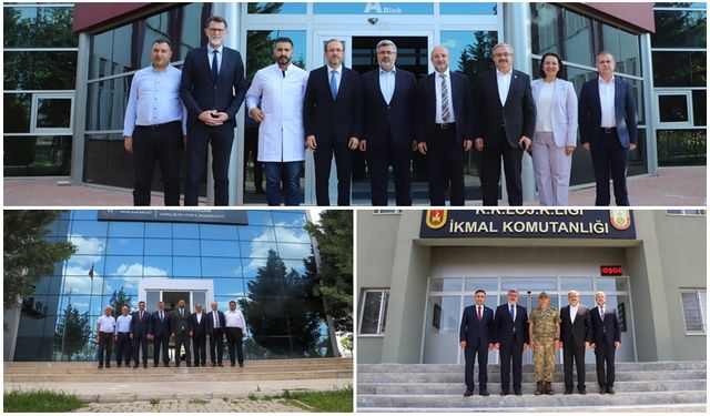 ÜNİVERSİTEDEN ASKERİYEYE, SPORDAN GENÇLİĞE AK PARTİ HEYETİNDEN ZİYARET TURU