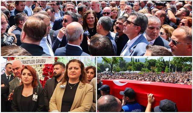 BAŞKAN KÖKSAL CENAZEDE ÖZGÜR ÖZEL İLE BİRLİKTE GÖZ YAŞI DÖKTÜ.