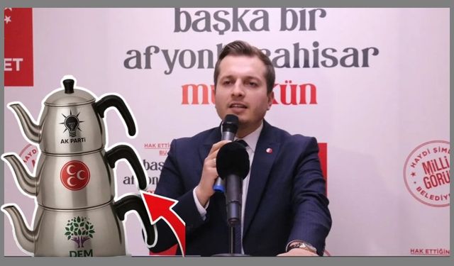 KARATAŞ, ÇAYDANLIK RESMİYLE CUMHUR İTTİFAKINA TEPKİ GÖSTERDİ