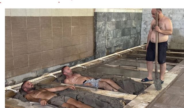 GURBETÇİLERİN TERCİHİ, SANDIKLI HÜDAİ KAPLICALARI ÇAMUR BANYOSU