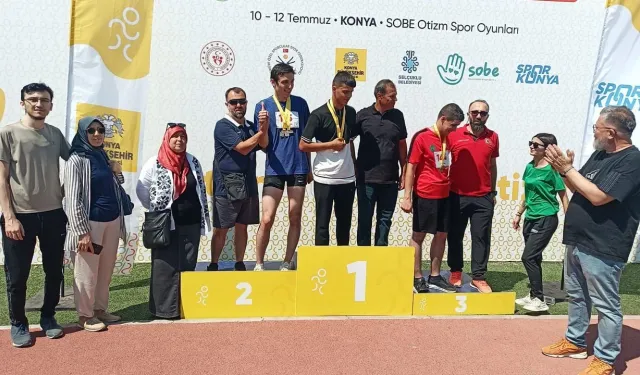 OTİZMLİ SPORCUMUZ EMİRHAN SANCAK’TAN TÜRKİYE İKİNCİLİĞİ