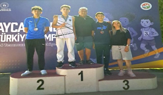 U14 TÜRKİYE ŞAMPİYONASINDA AFYONKARAHİSARLI SPORCULARDAN BÜYÜK BAŞARI