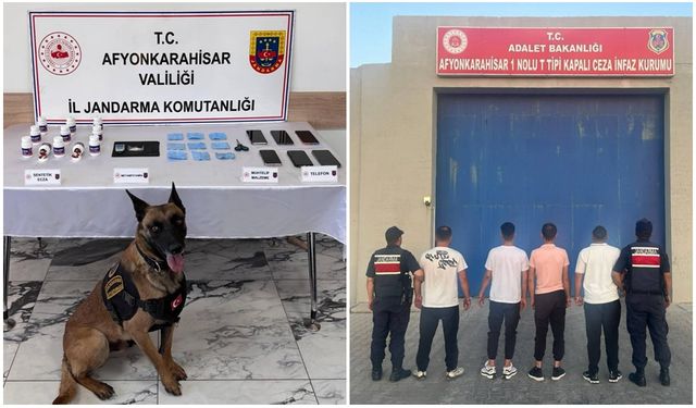 Jandarma Uyuşturucu Taciri 4 Şahsı Yakaladı