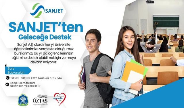 Üniversite Okuyan Sandıklılı Öğrencilere SANJET’ten Karşılıksız Burs