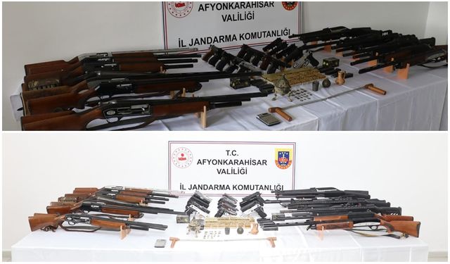 Jandarma’dan Silah, Mermi ve Tarihi Eser Operasyonu