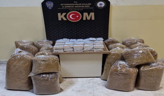 Polis Kaçak Tütün Ele Geçirdi