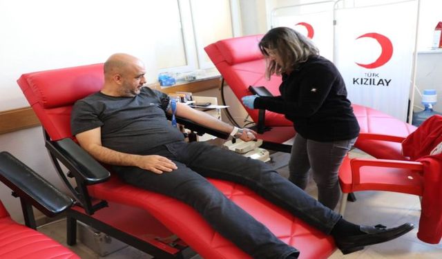 AFSÜ Hastanesinde Kızılay Kan Bağış Noktası Faaliyete Geçti