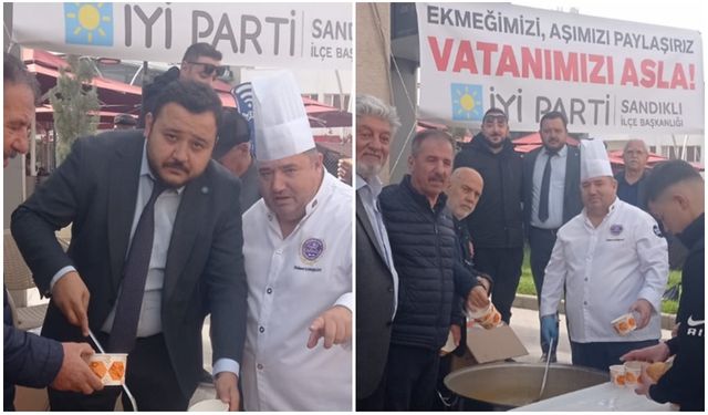 Sandıklı İYİ Parti’den Anlamlı Etkinlik: “Ekmeğimizi, Aşımızı Paylaşırız; Vatanımızı Asla!”