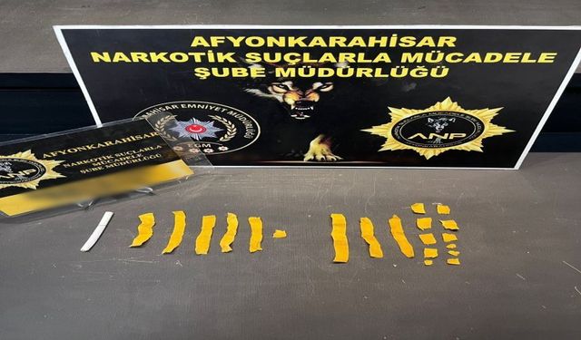 Sinanpaşa’da Uyuşturucu Operasyonu