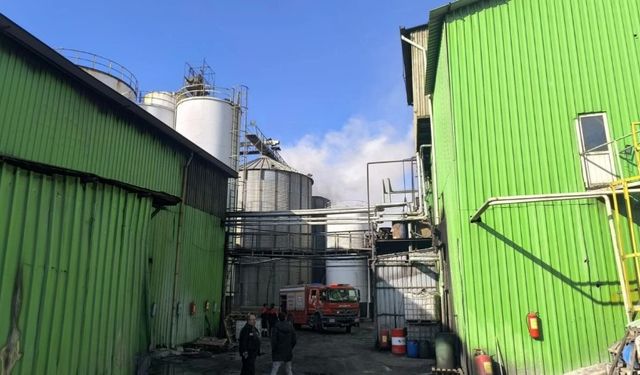 Afyon OSB’de Yağ Fabrikasında Yangın