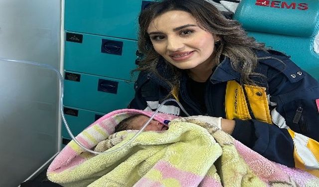 Ambulansta Doğum Başarıyla Gerçekleştirildi