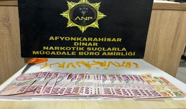 Polisten Dazkırı’da Uyuşturucu Operasyonu