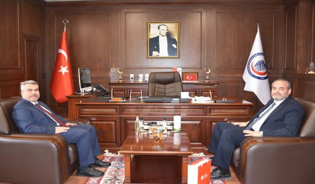 Uğur Ülgen’den AFSÜ Rektörü Prof. Dr. Adem Aslan’a Ziyaret