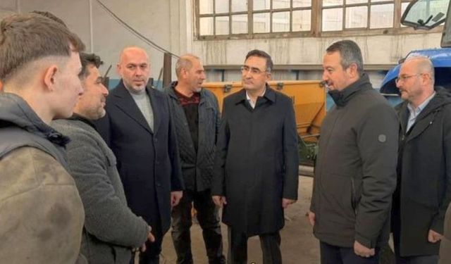 Arslan ve Öztaş’tan Sanayi Esnafına Ziyaret