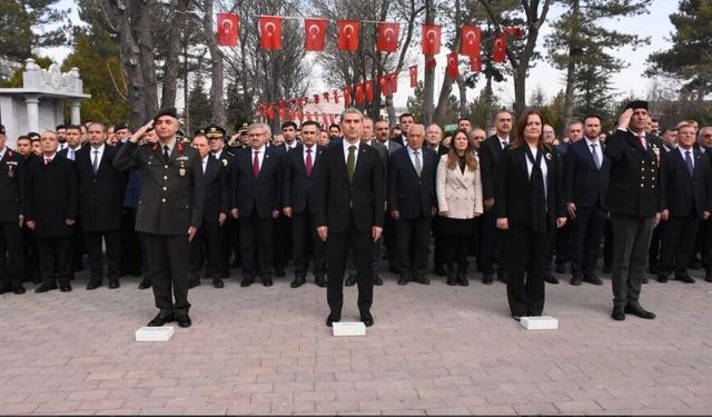Afyon'da Çanakkale Zaferinin 111. Yılında Şehitler Anıldı