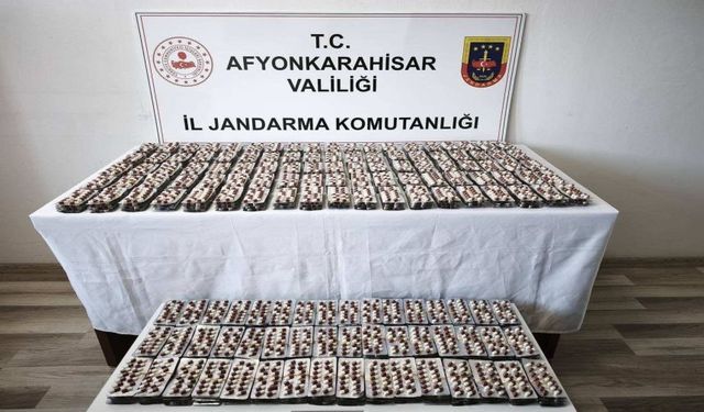 8190 Adet Sentetik Uyuşturucu Hap El Geçirildi