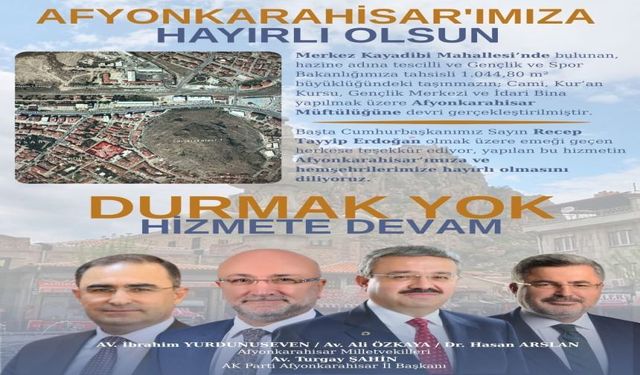 Kayadibi Mahallesi’ne Yeni Yatırım Müjdesi, 1.044,80 M² Taşınmaz Müftülüğe Devredildi