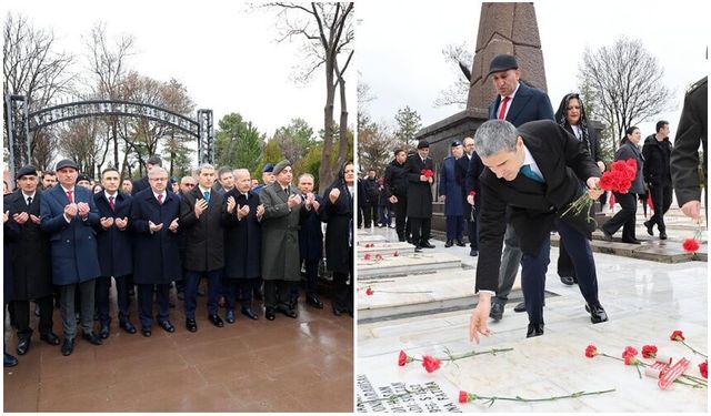 Hava Şehitliği Ziyaret Edildi