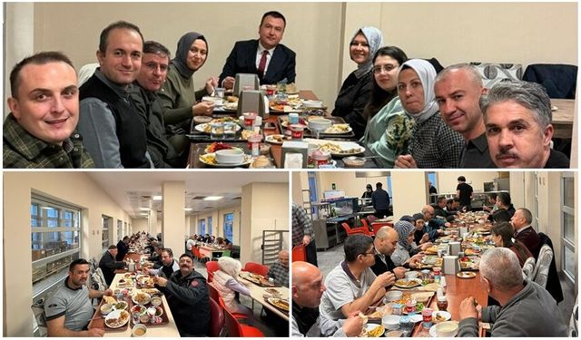 Başhekim Dr.Nur Hastane Personeli İle Birlikte İftar Yaptı