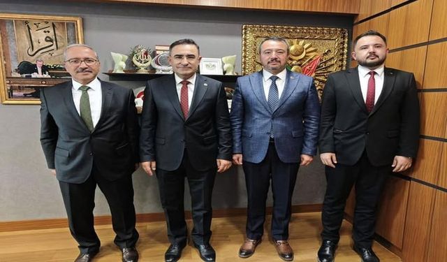 Başkan Öztaş Milletvekili Dr. Hasan Arslan’ı Ziyaret Etti