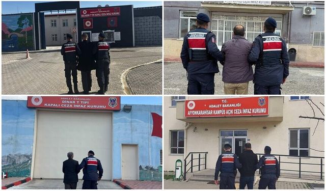Jandarma Arama Kaydı Bulunan 45 Şahsı Yakaladı