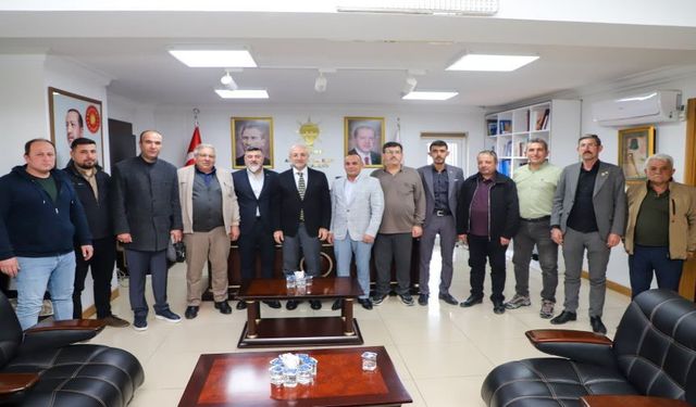 Muhtarlardan Başkan Şahin’e Ziyaret