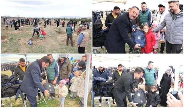 Başkan Öztaş Ağaç Dikim Programına Katıldı