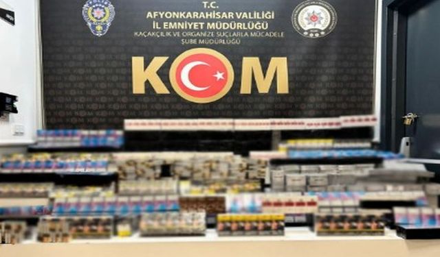 Polis Kaçak Sigara Ele Geçirdi