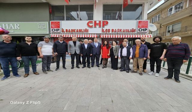 İYİ Parti Heyetinden CHP İl Başkanlığına Ziyaret