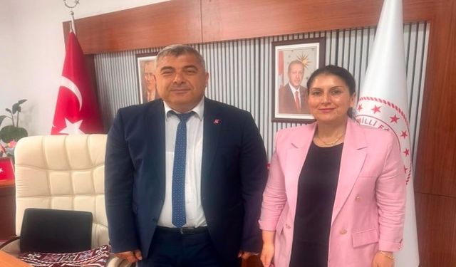 Konfederasyon Başkanından İl Milli Eğitim Müdürüne Ziyaret
