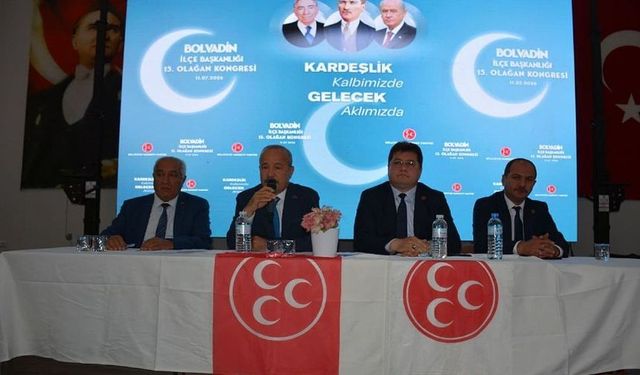 MHP Bolvadin İlçe Başkanı Başkan Kızıltoprak güven tazeledi