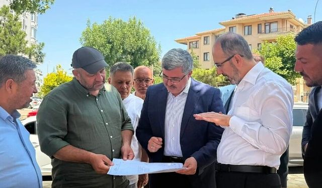 Özkaya, Semt Polikliniği İnşaatında İncelemelerde Bulundu