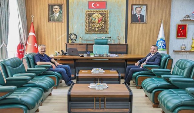 Anayasa Mahkemesi Üyesi Akçil, Başkan Öztaş’ı Ziyaret Etti